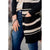 Striped Tunic Cardigan - Betsey's Boutique Shop - Coats & Jackets