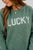 Lucky Ribbed Graphic Crewneck - Betsey's Boutique Shop