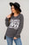 Love Your Family Striped Graphic Sweatshirt - Betsey's Boutique Shop -