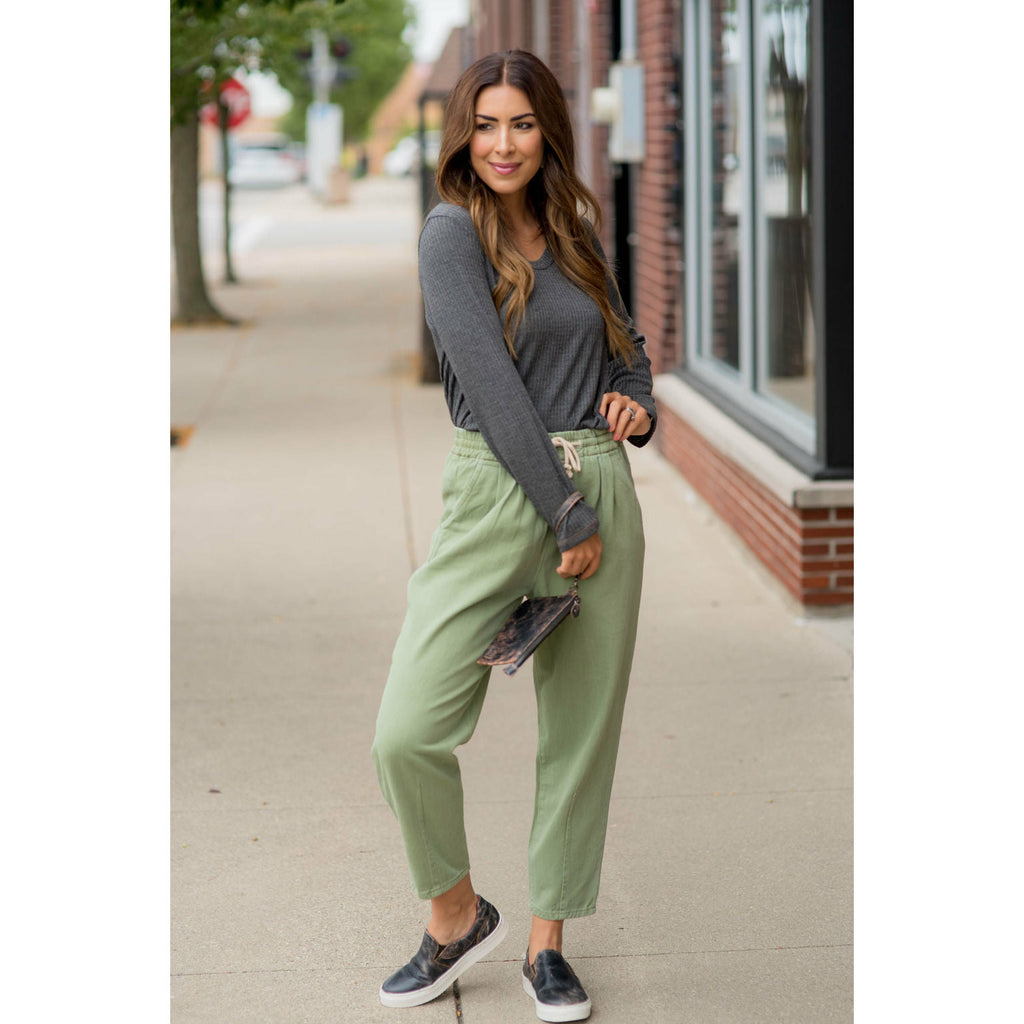 Loose Fit Jogger Pants - Betsey's Boutique Shop