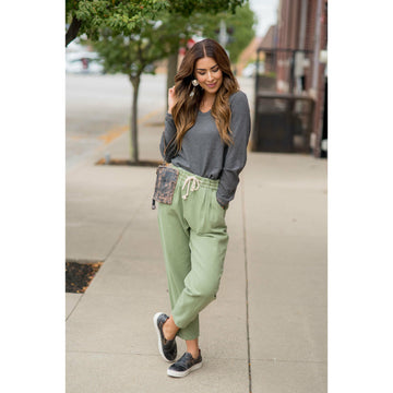 Loose Fit Jogger Pants - Betsey's Boutique Shop