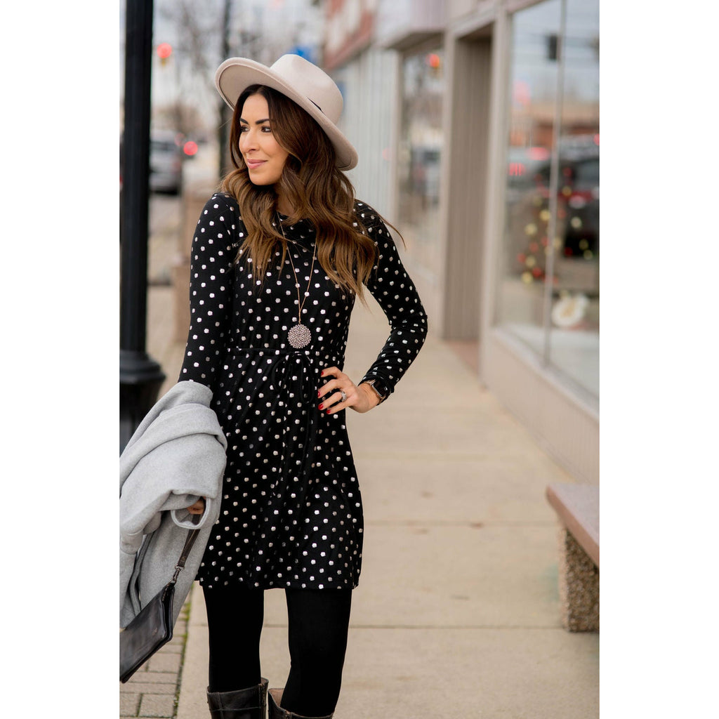 Metallic Dot Dress - Betsey's Boutique Shop