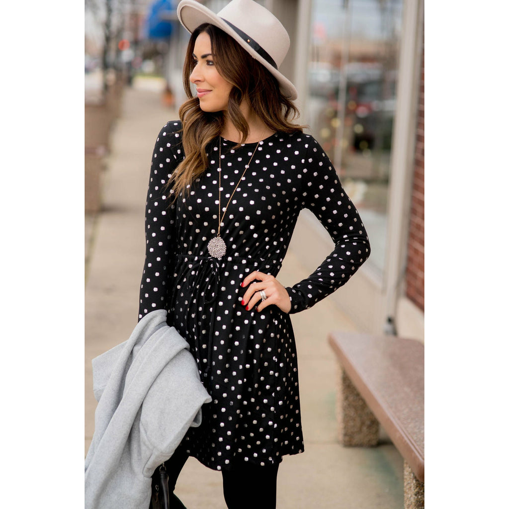 Metallic Dot Dress - Betsey's Boutique Shop