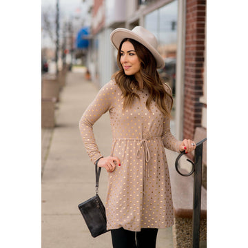 Metallic Dot Dress - Betsey's Boutique Shop