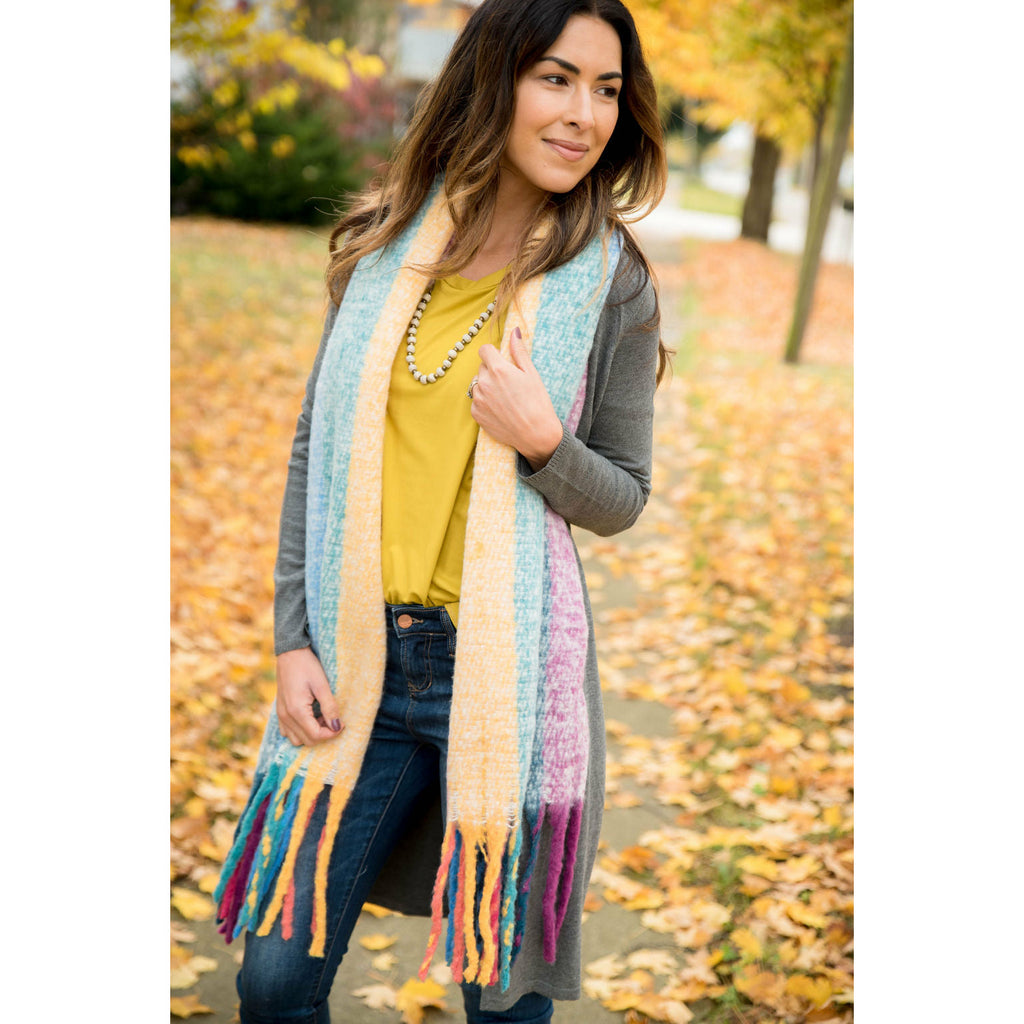 Multi Colored Scarf - Betsey's Boutique Shop