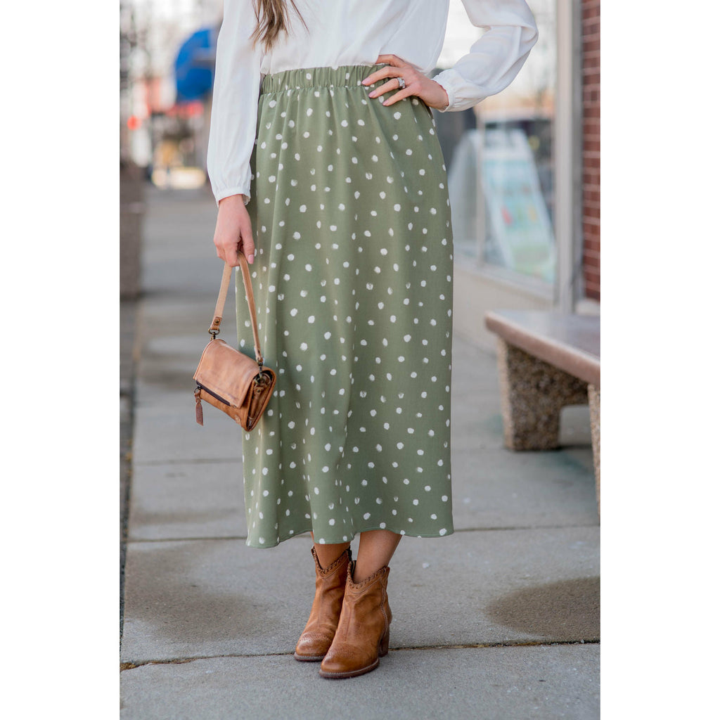 Midi Dot Skirt - Betsey's Boutique Shop