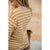 Button Back Striped Sweatshirt - Betsey's Boutique Shop