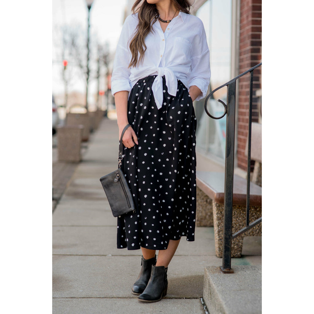 Midi Dot Skirt - Betsey's Boutique Shop