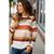 Striped Blouse Bottom Sweatshirt - Betsey's Boutique Shop