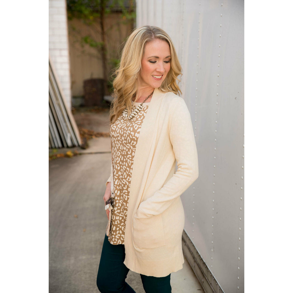 Simple Knit Cardigan - Betsey's Boutique Shop