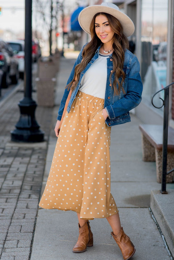 Midi Dot Skirt - Betsey's Boutique Shop