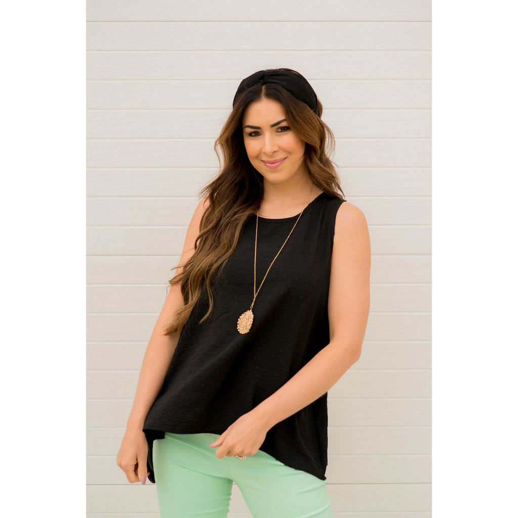 Subtle Micro Dot Tank - Betsey's Boutique Shop