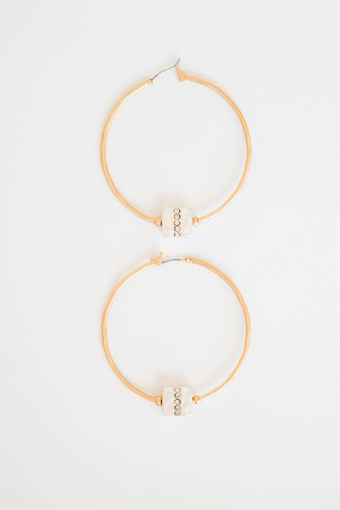 Manifest Hoop Earrings - Betsey's Boutique Shop -