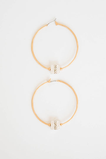 Manifest Hoop Earrings - Betsey's Boutique Shop -