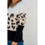 Leopard Print Blocked Pullover Sweater - Betsey's Boutique Shop
