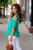 Lightweight Ruffle Cold Shoulder Tee - Betsey's Boutique Shop -