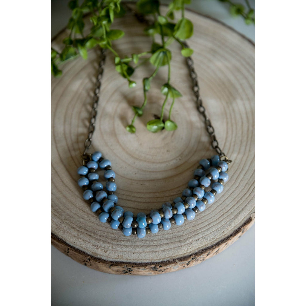 Bel Koz Triple Twist Clay Necklace - Betsey's Boutique Shop