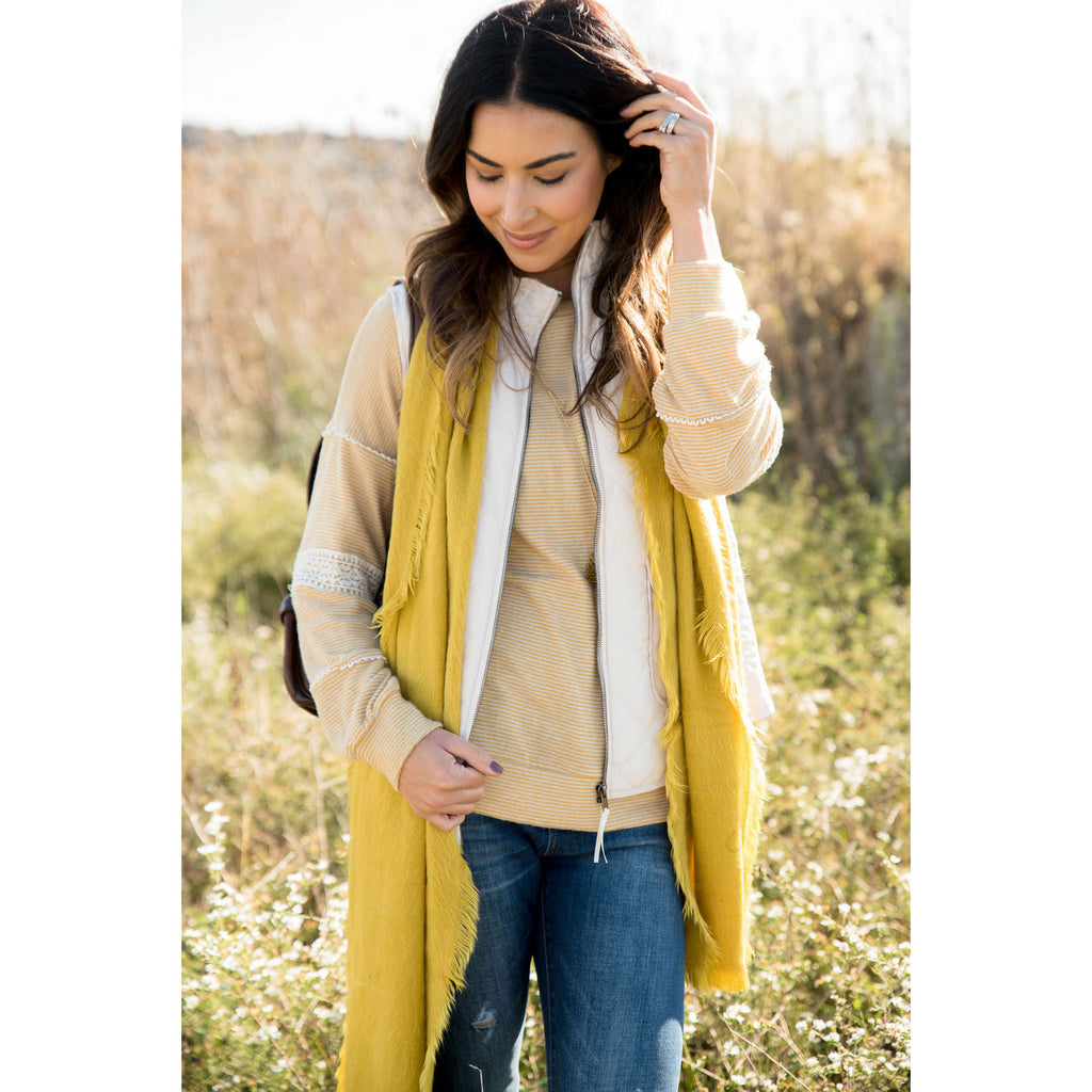 Mustard Scarf - Betsey's Boutique Shop