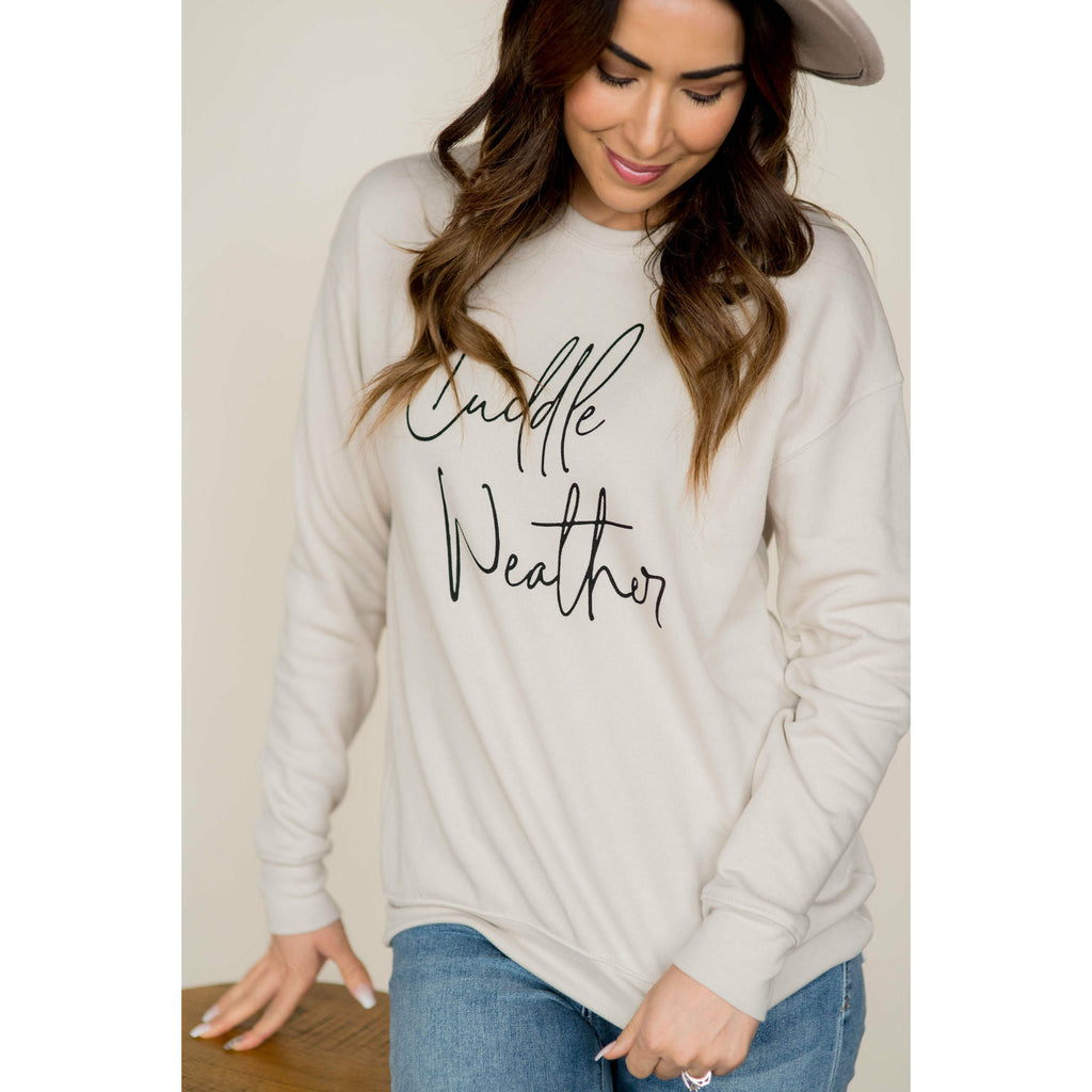 Cuddle Weather Crewneck - Betsey's Boutique Shop