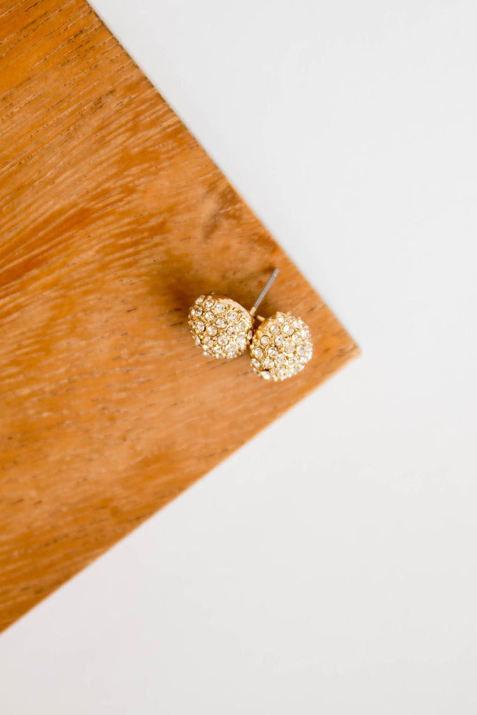 Glitz & Glam Stud Earrings - Betsey's Boutique Shop -