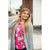 Hot Pink Floral Baseball Tee - Betsey's Boutique Shop - Shirts & Tops