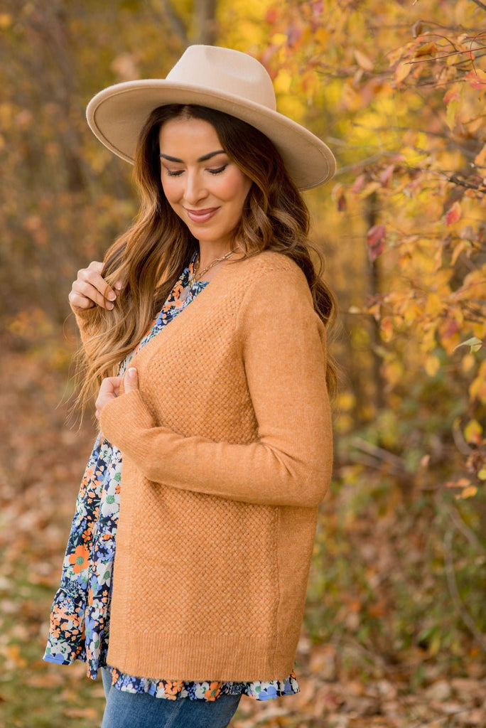 Woven Knit Cardigan - Betsey's Boutique Shop -