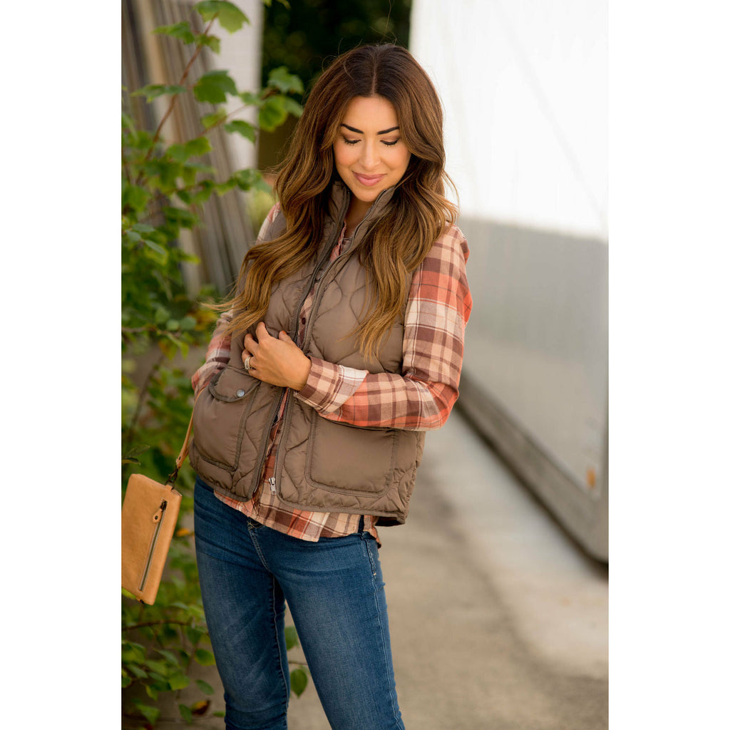 Pocket Puffer Vest - Betsey's Boutique Shop