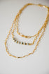 Bel Koz Simple Clay Bead Layered Necklace