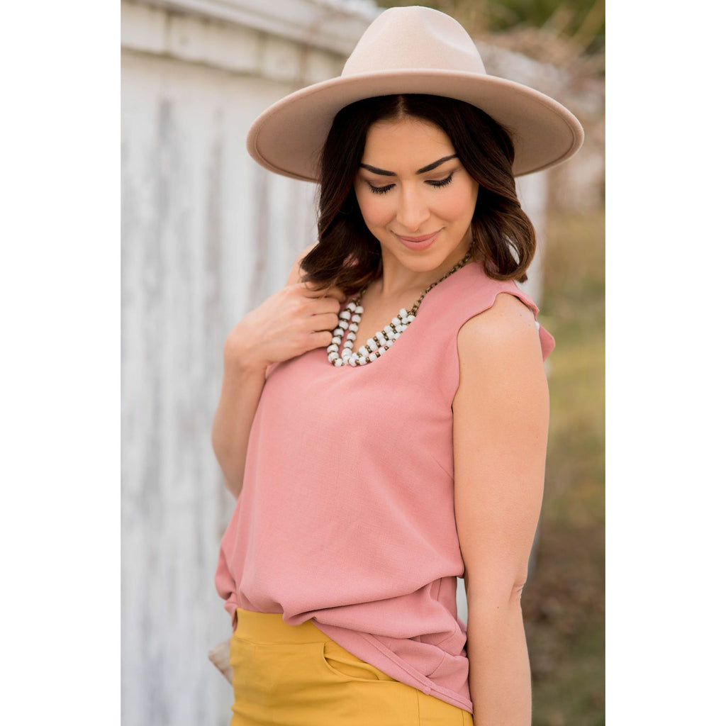 Triangle Trim Tank - Betsey's Boutique Shop