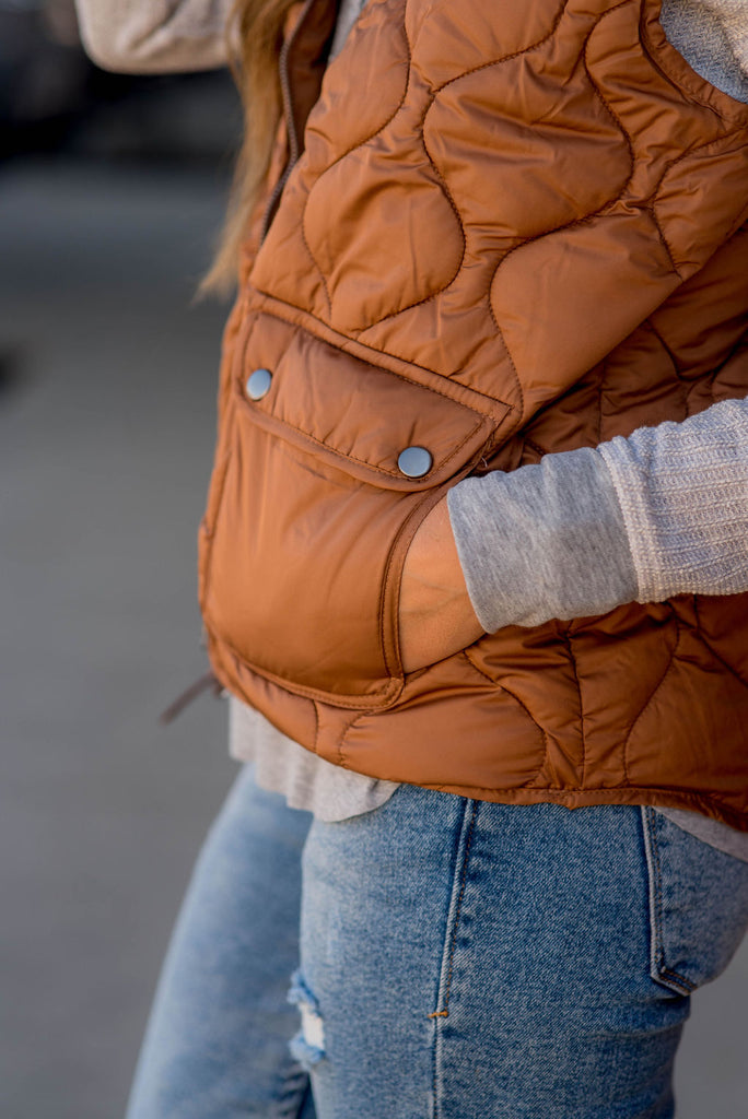 Pocket Puffer Vest - Betsey's Boutique Shop