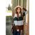 Color Block Side Slit Cowl Neck Sweater - Betsey's Boutique Shop - Outerwear