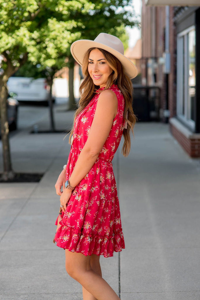 Mini Bouquets Tiered Tank Dress - Betsey's Boutique Shop