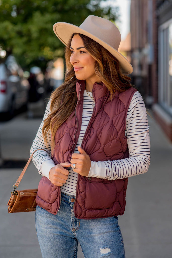 Pocket Puffer Vest - Betsey's Boutique Shop