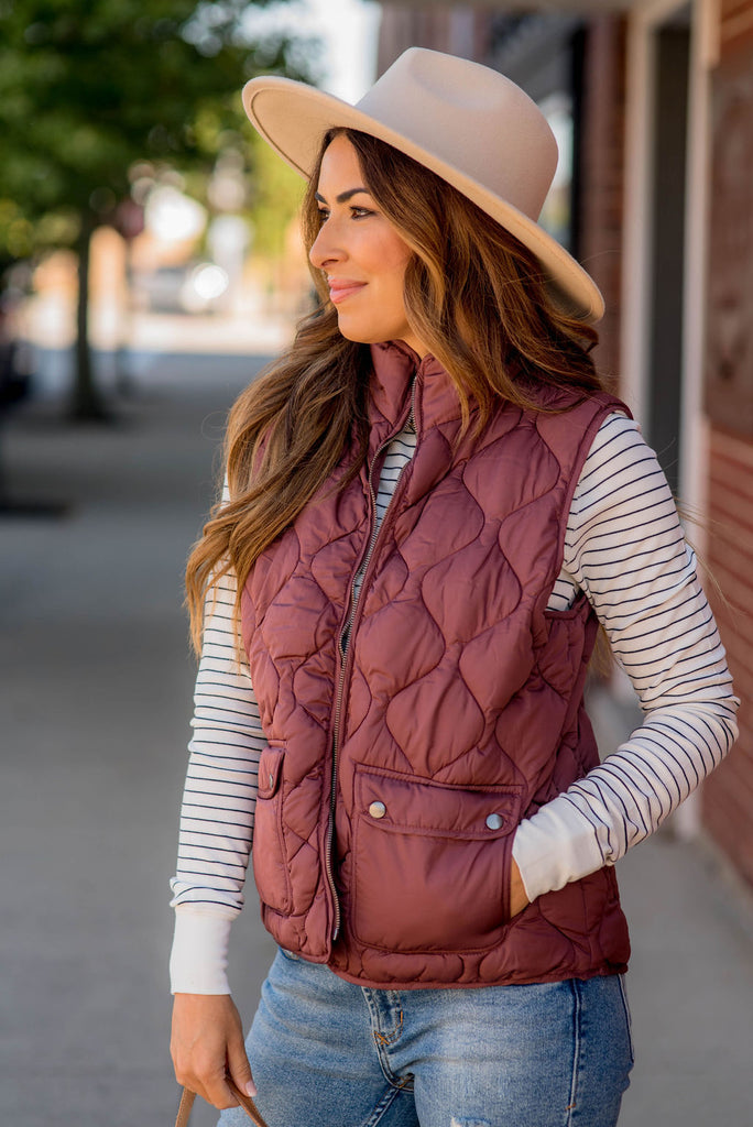 Pocket Puffer Vest - Betsey's Boutique Shop