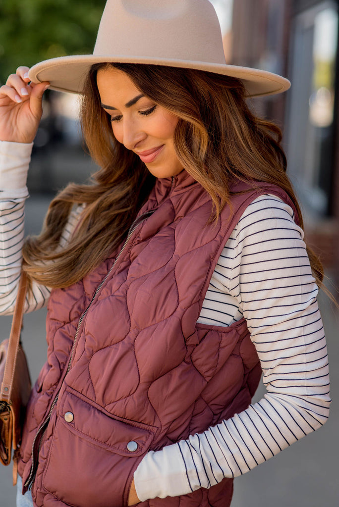 Pocket Puffer Vest - Betsey's Boutique Shop