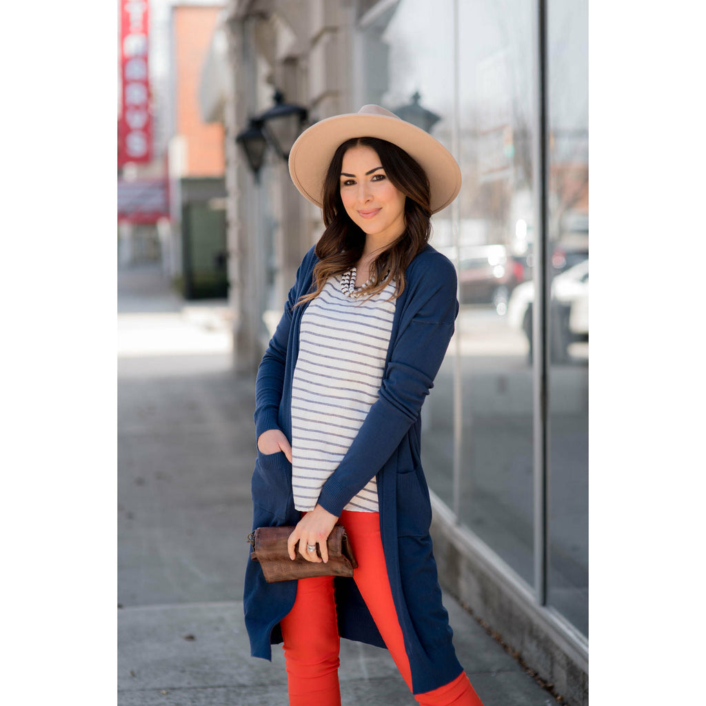 Striped Front Tank - Betsey's Boutique Shop