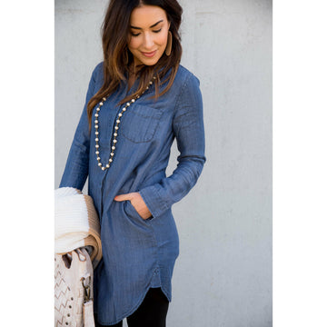 Denim Tunic - Betsey's Boutique Shop