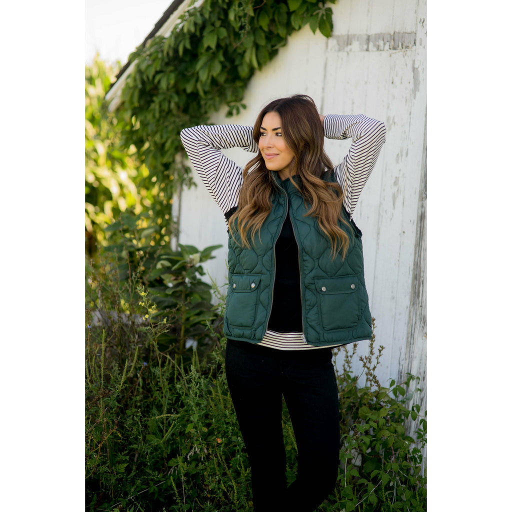 Pocket Puffer Vest - Betsey's Boutique Shop