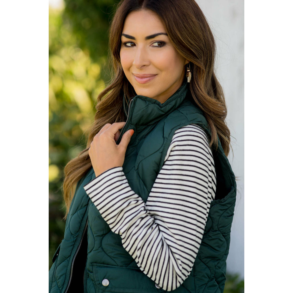 Pocket Puffer Vest - Betsey's Boutique Shop