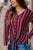 Button Up Vertical Stripe Tie Bottom Blouse - Betsey's Boutique Shop - Shirts & Tops