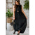 Dressy Ruffle Trim Maxi Dress