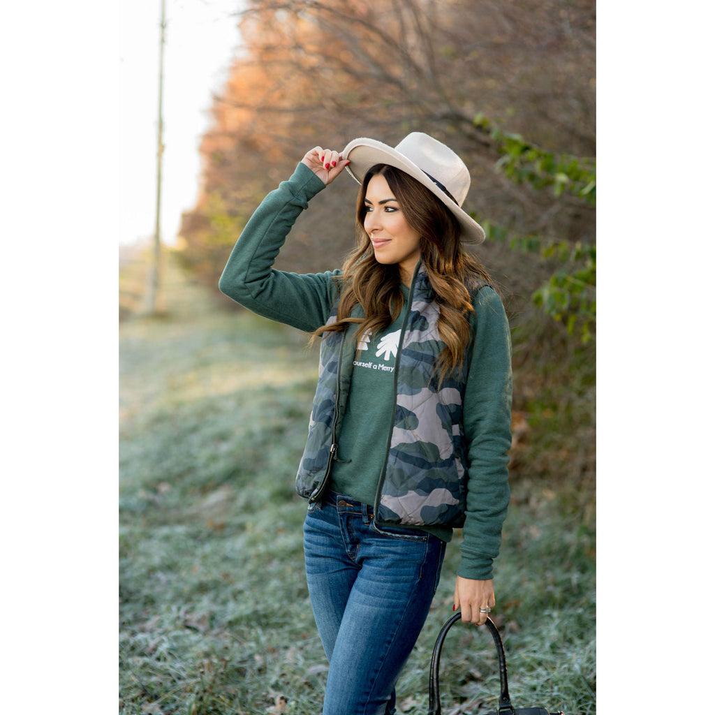 Camo Vest - Betsey's Boutique Shop