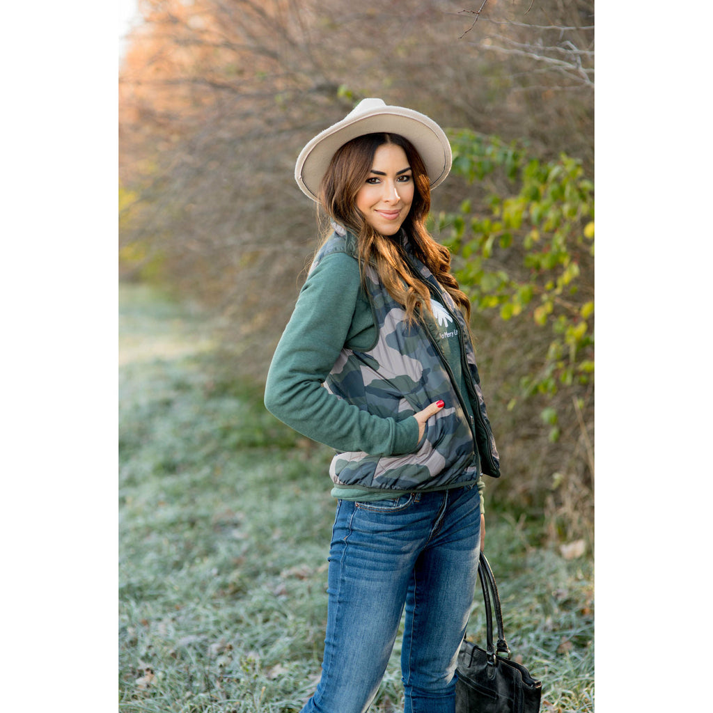 Camo Vest - Betsey's Boutique Shop