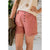 Four Button Striped Paper Bag Shorts - Betsey's Boutique Shop - Shorts