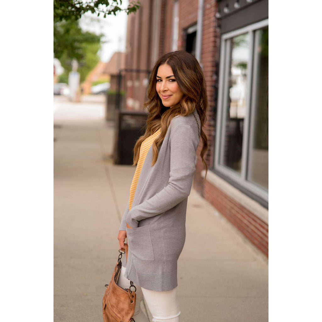 Simple Knit Cardigan - Betsey's Boutique Shop