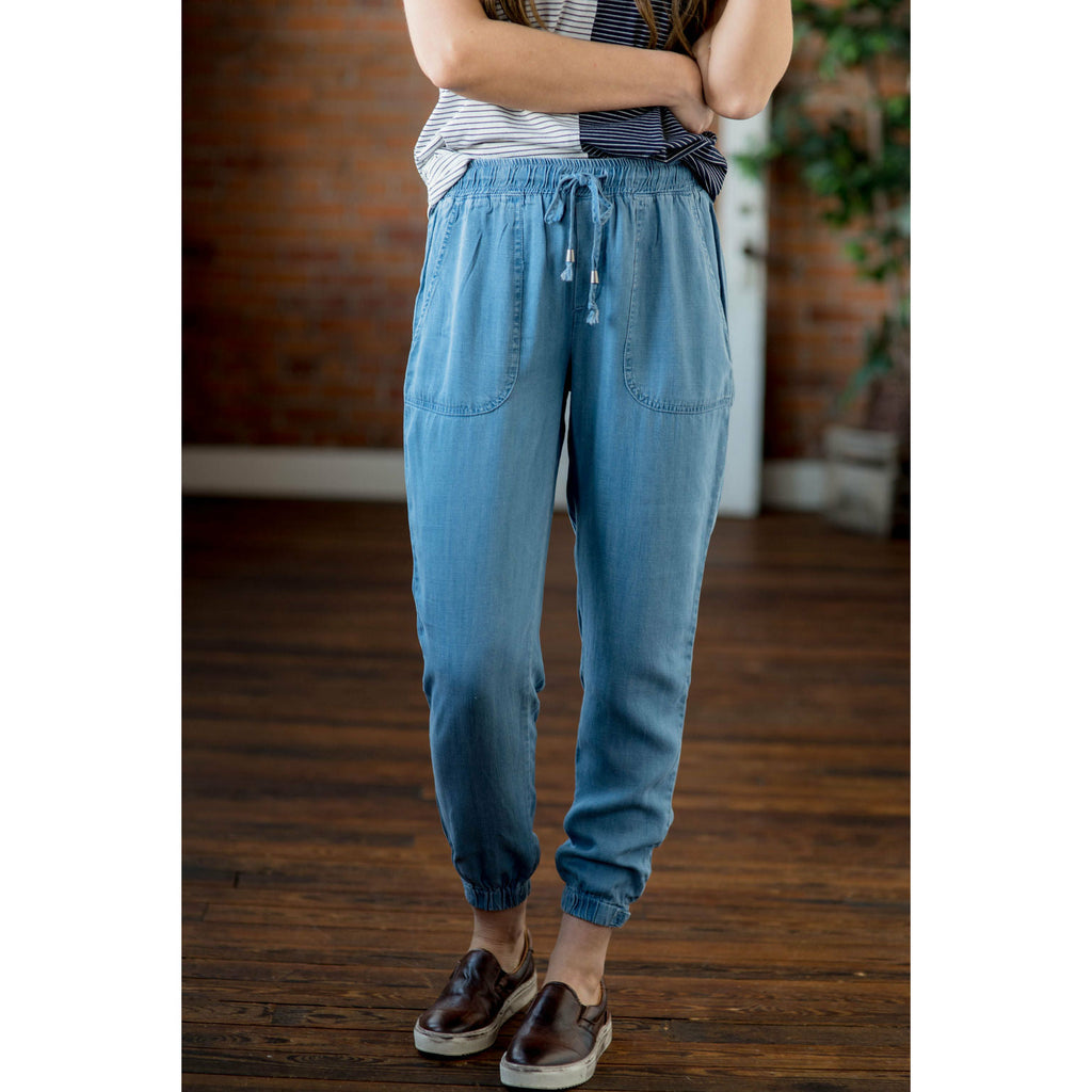 Linen Joggers - Betsey's Boutique Shop