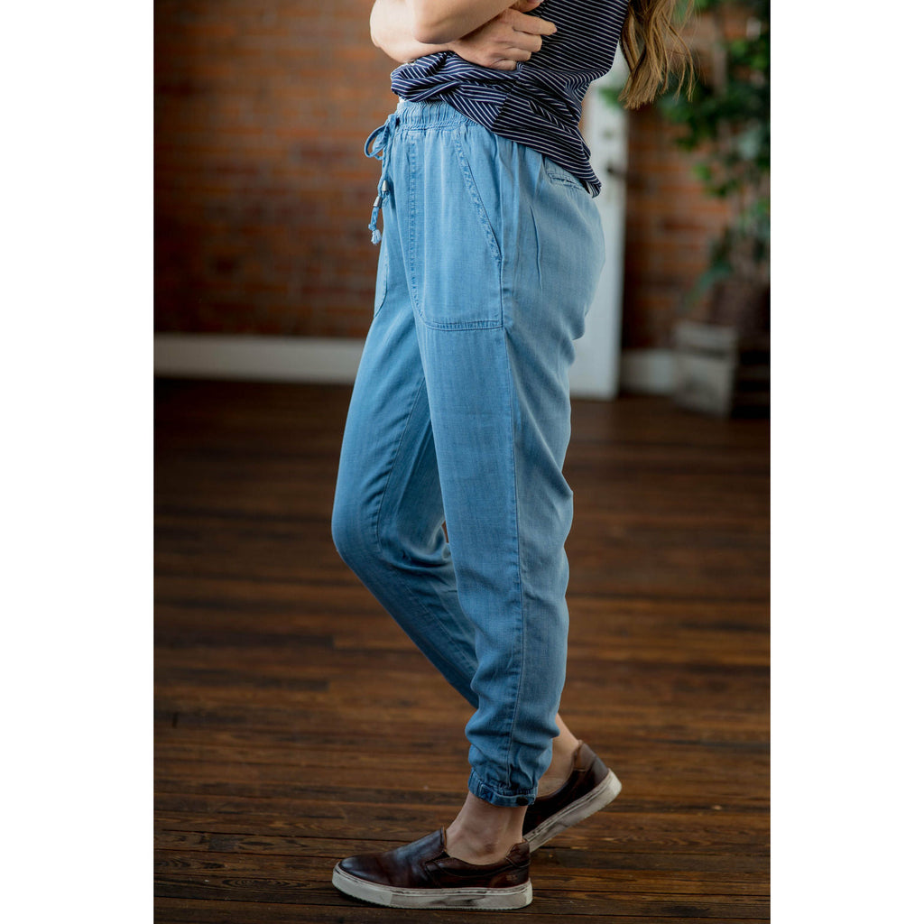 Linen Joggers - Betsey's Boutique Shop