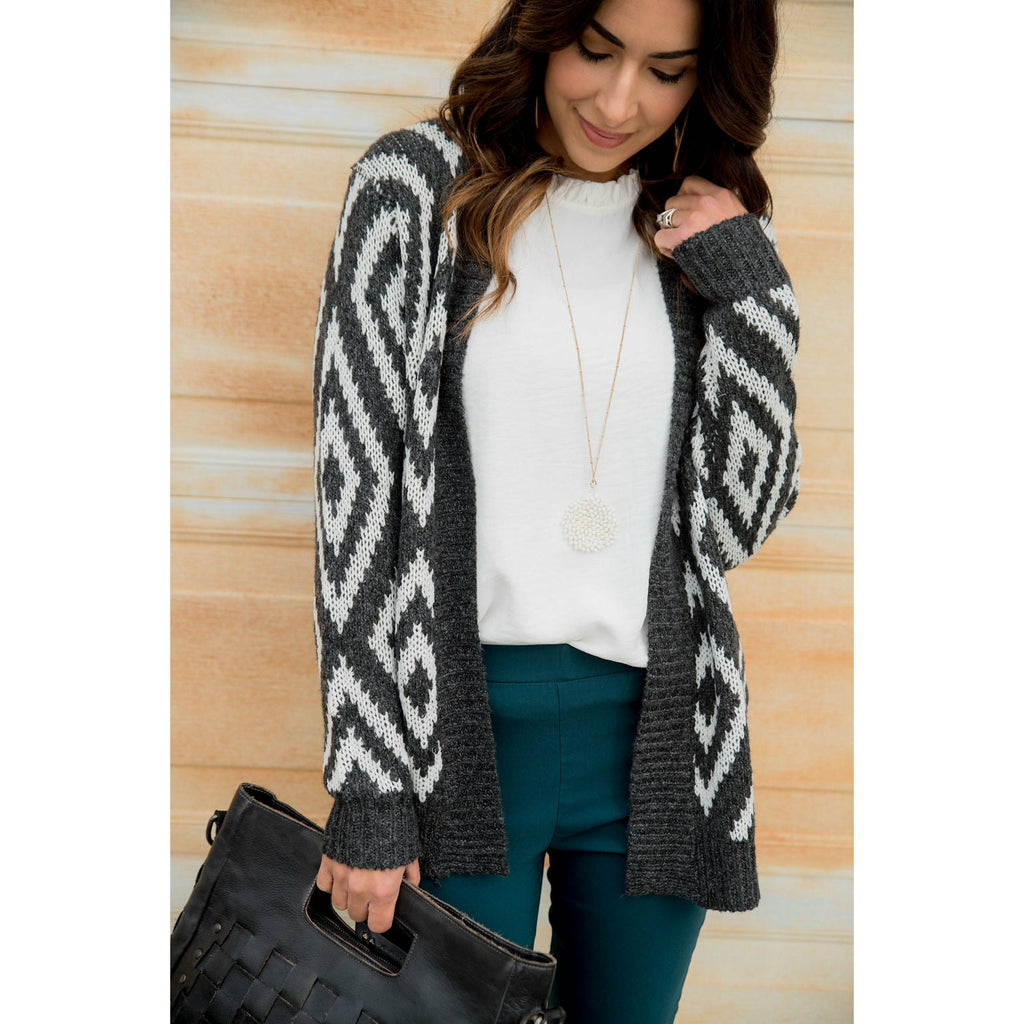 Diamond Cardigan - Betsey's Boutique Shop