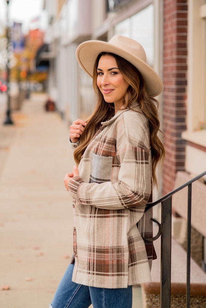 Wishful Thinking Plaid Button Up - Betsey's Boutique Shop