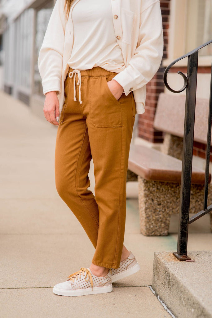 Everyday Drawstring Pants - Betsey's Boutique Shop